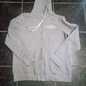L.L. Bean Gray Hoodie Sweater